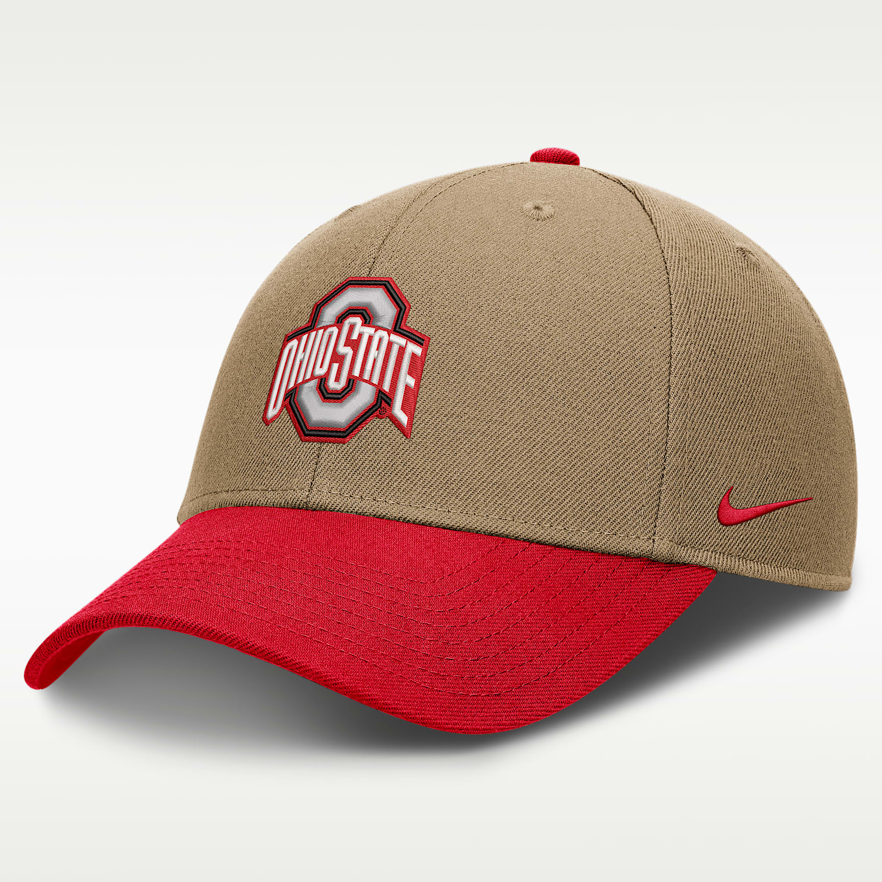 Ohio State Primetime Rise Men's Nike Dri-FIT College Trucker